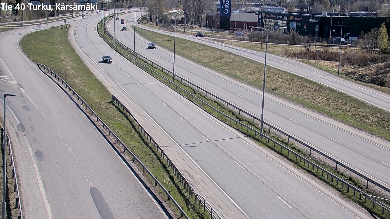 Weather Camera Image Road 40 Turku, Kärsämäki, Turku, Varsinais-Suomi