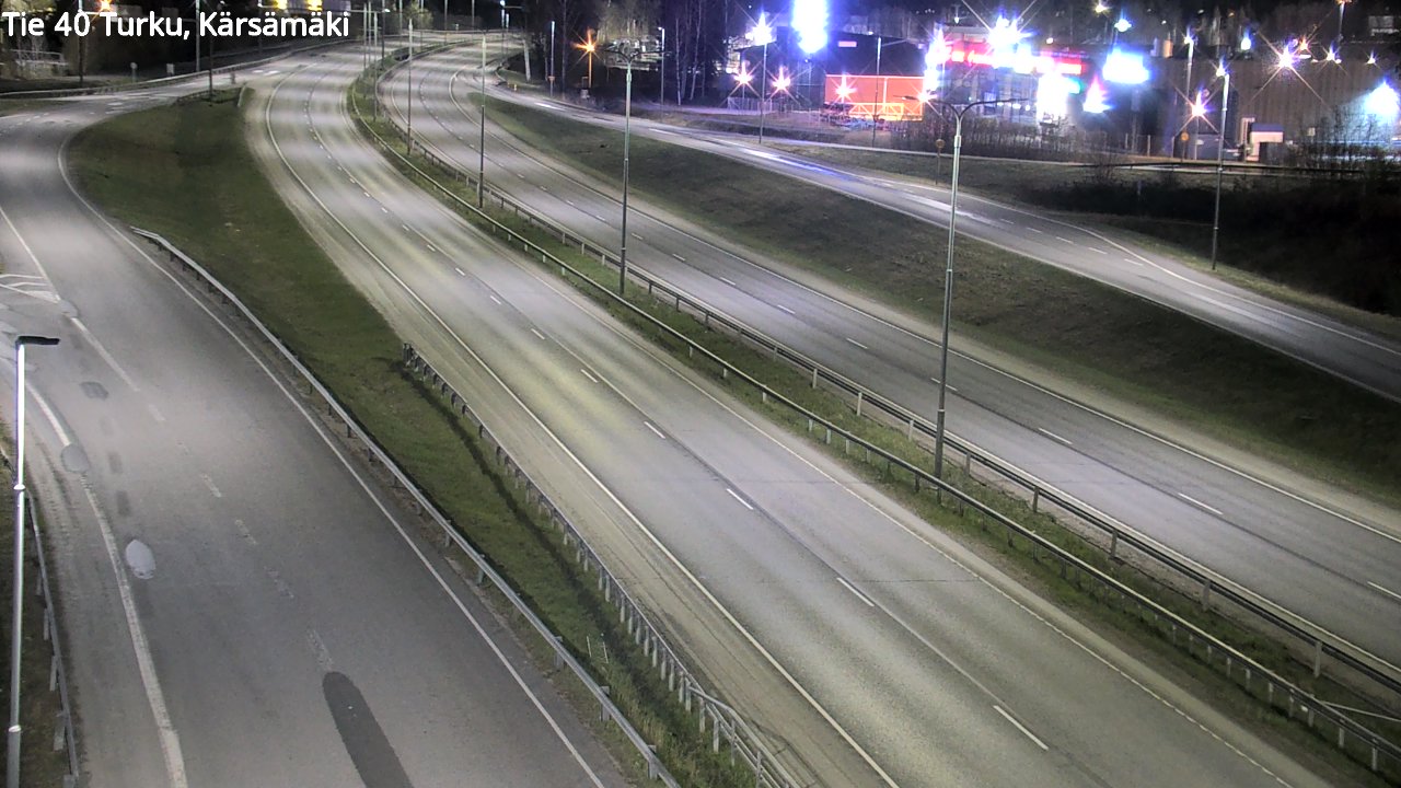 Weather Camera Image Road 40 Turku, Kärsämäki, Turku, Varsinais-Suomi