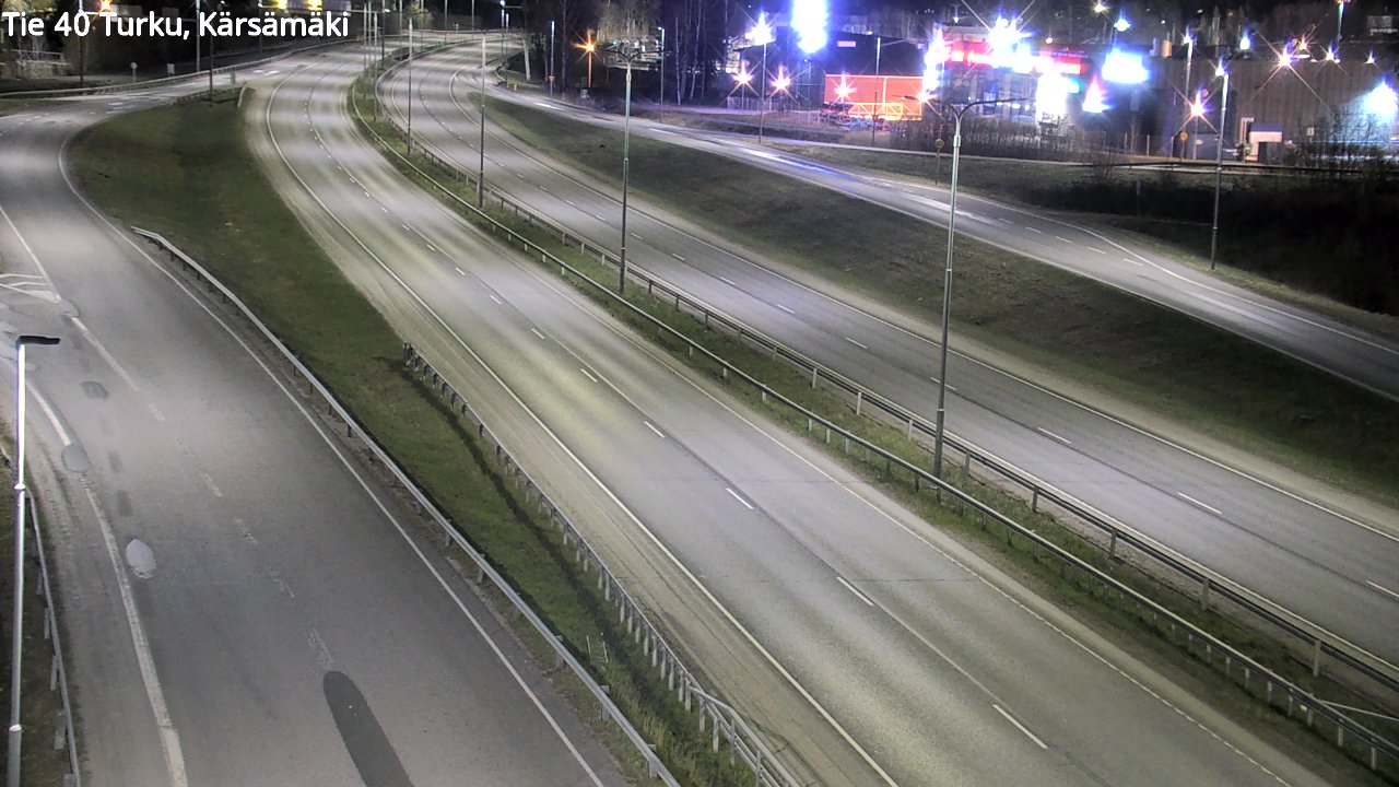 Weather Camera Image Road 40 Turku, Kärsämäki, Turku, Varsinais-Suomi