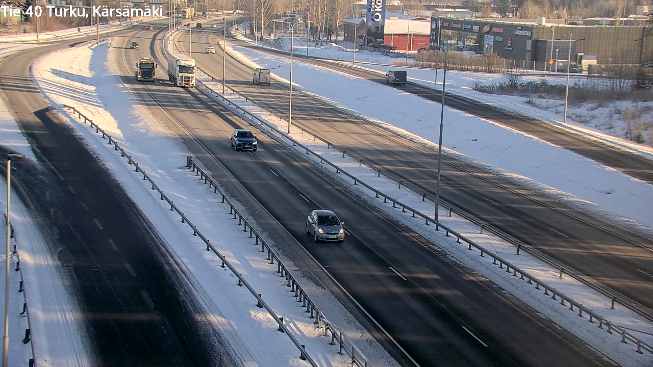 Weather Camera Image Road 40 Turku, Kärsämäki, Turku, Varsinais-Suomi