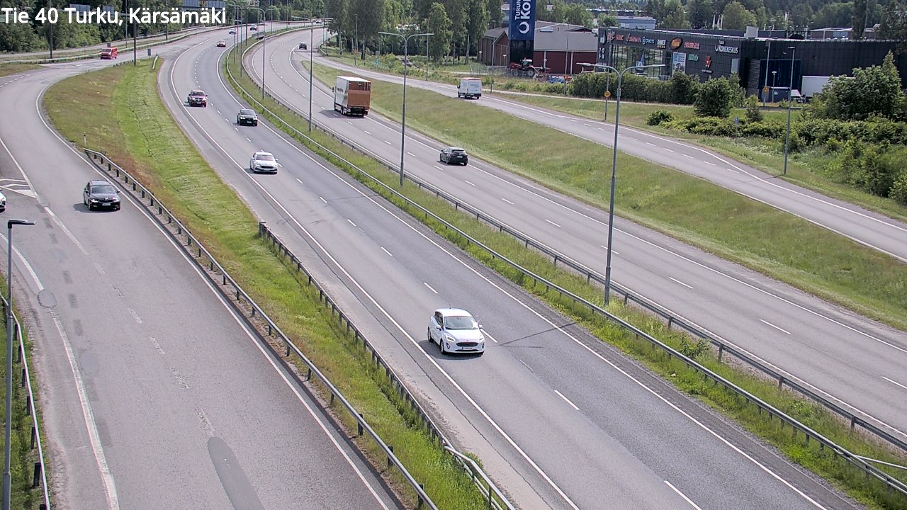 Weather Camera Image Väg 40 Åbo, Kärsämäki, Turku, Varsinais-Suomi