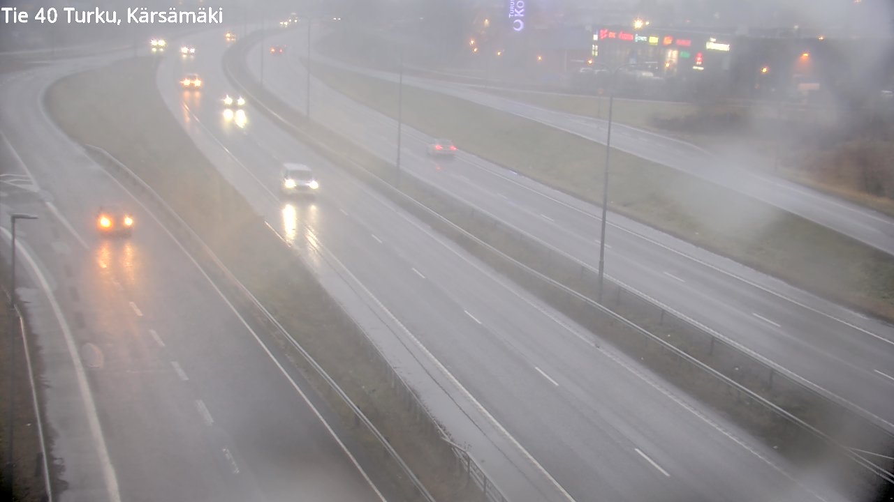 Weather Camera Image Väg 40 Åbo, Kärsämäki, Turku, Varsinais-Suomi