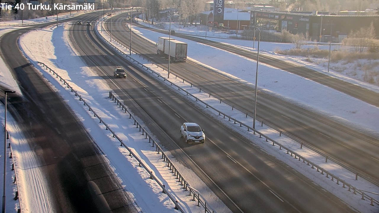 Weather Camera Image Road 40 Turku, Kärsämäki, Turku, Varsinais-Suomi