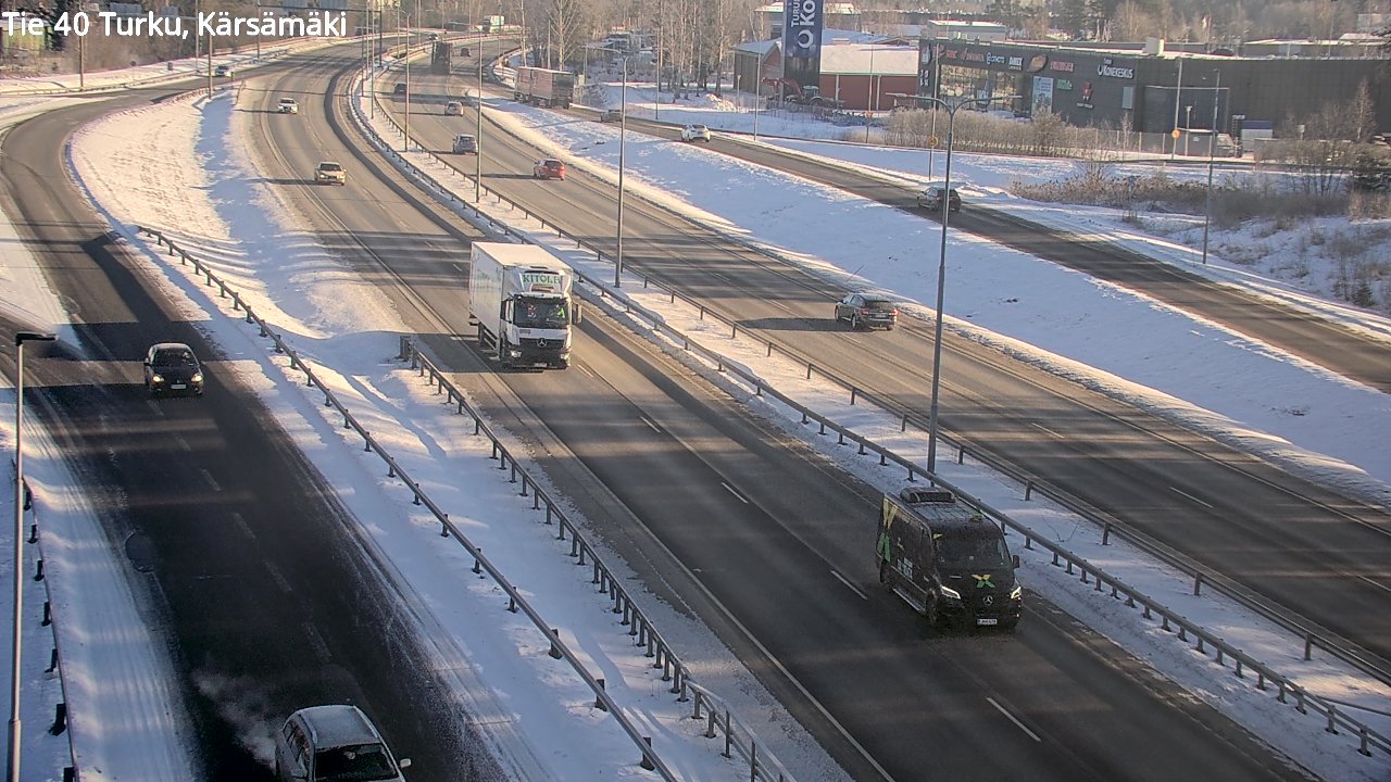 Weather Camera Image Road 40 Turku, Kärsämäki, Turku, Varsinais-Suomi