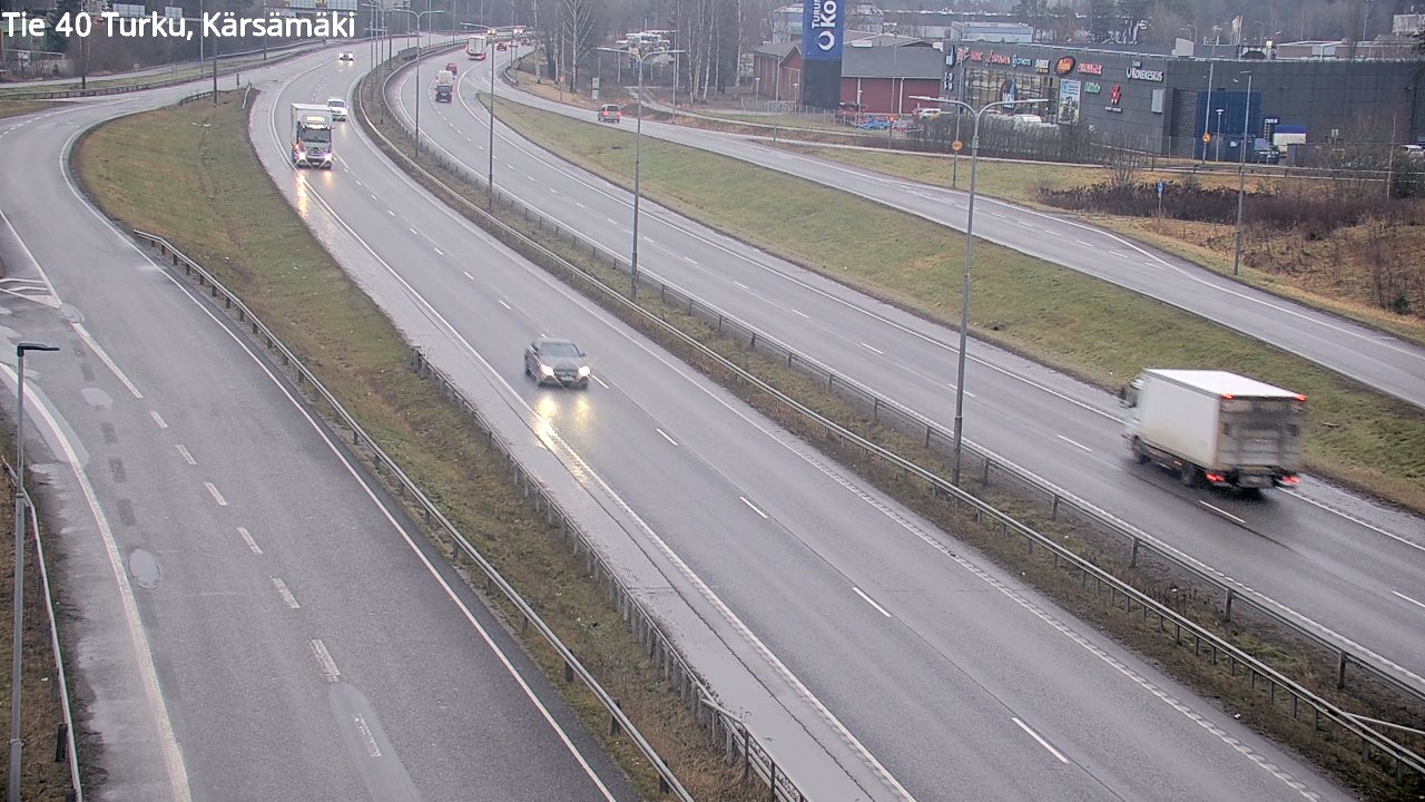 Weather Camera Image Väg 40 Åbo, Kärsämäki, Turku, Varsinais-Suomi