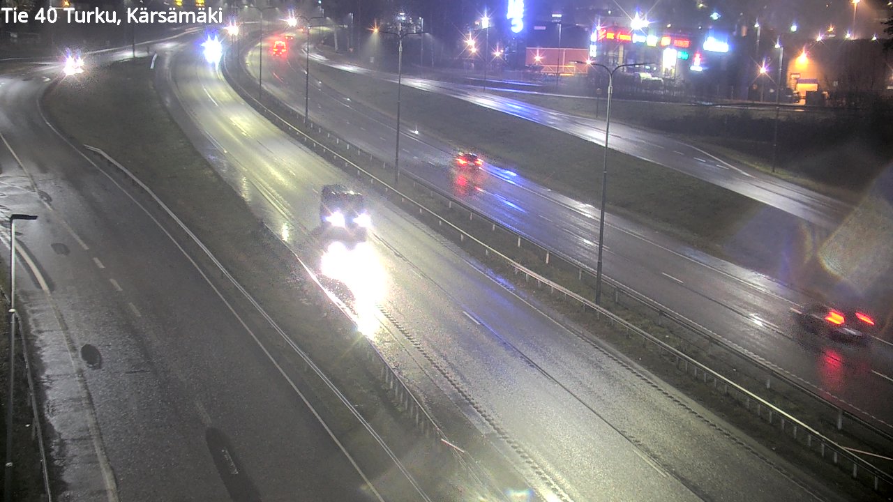 Weather Camera Image Väg 40 Åbo, Kärsämäki, Turku, Varsinais-Suomi