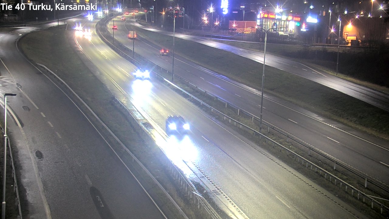 Weather Camera Image Väg 40 Åbo, Kärsämäki, Turku, Varsinais-Suomi