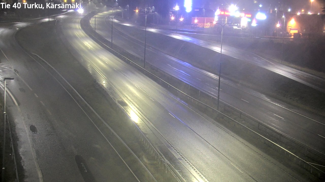 Weather Camera Image Väg 40 Åbo, Kärsämäki, Turku, Varsinais-Suomi
