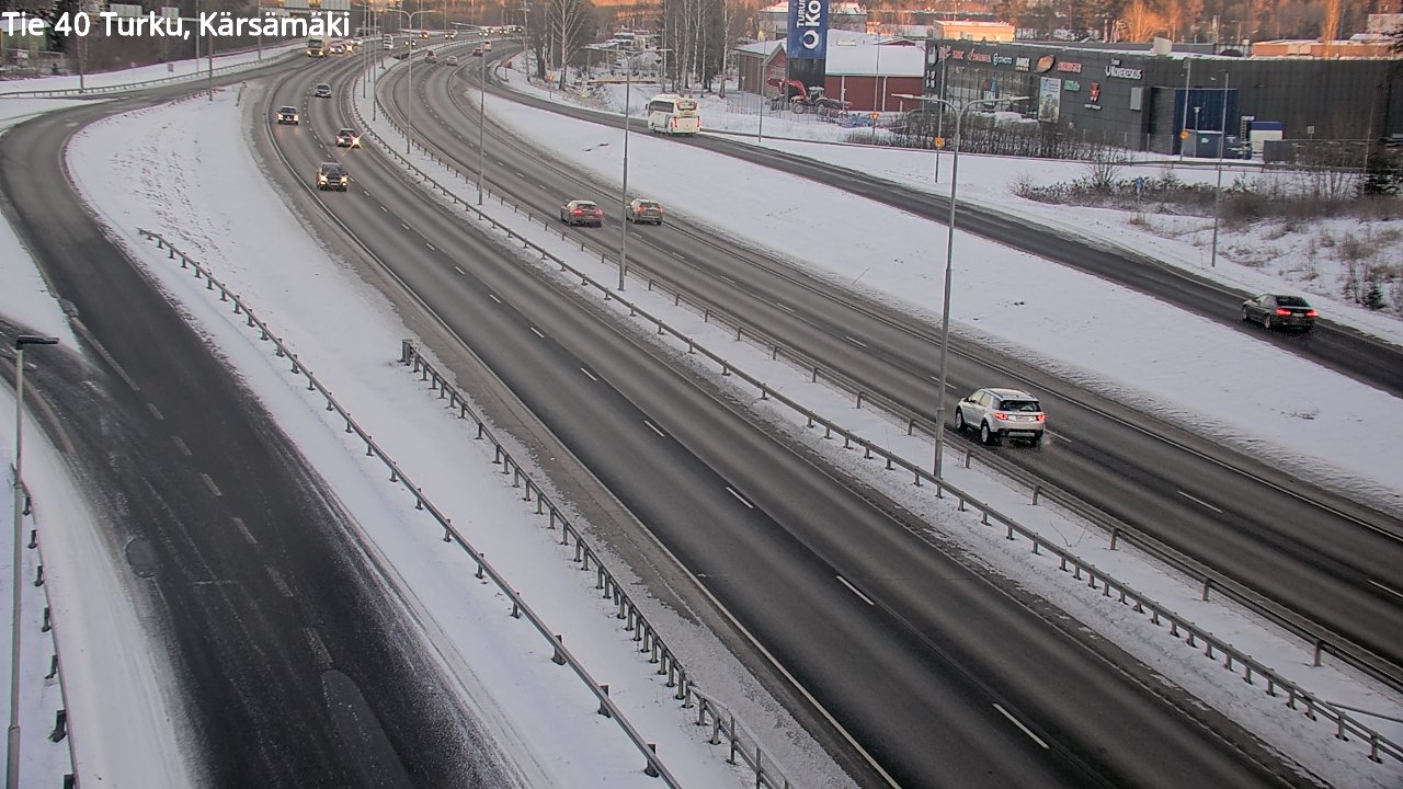 Weather Camera Image Road 40 Turku, Kärsämäki, Turku, Varsinais-Suomi