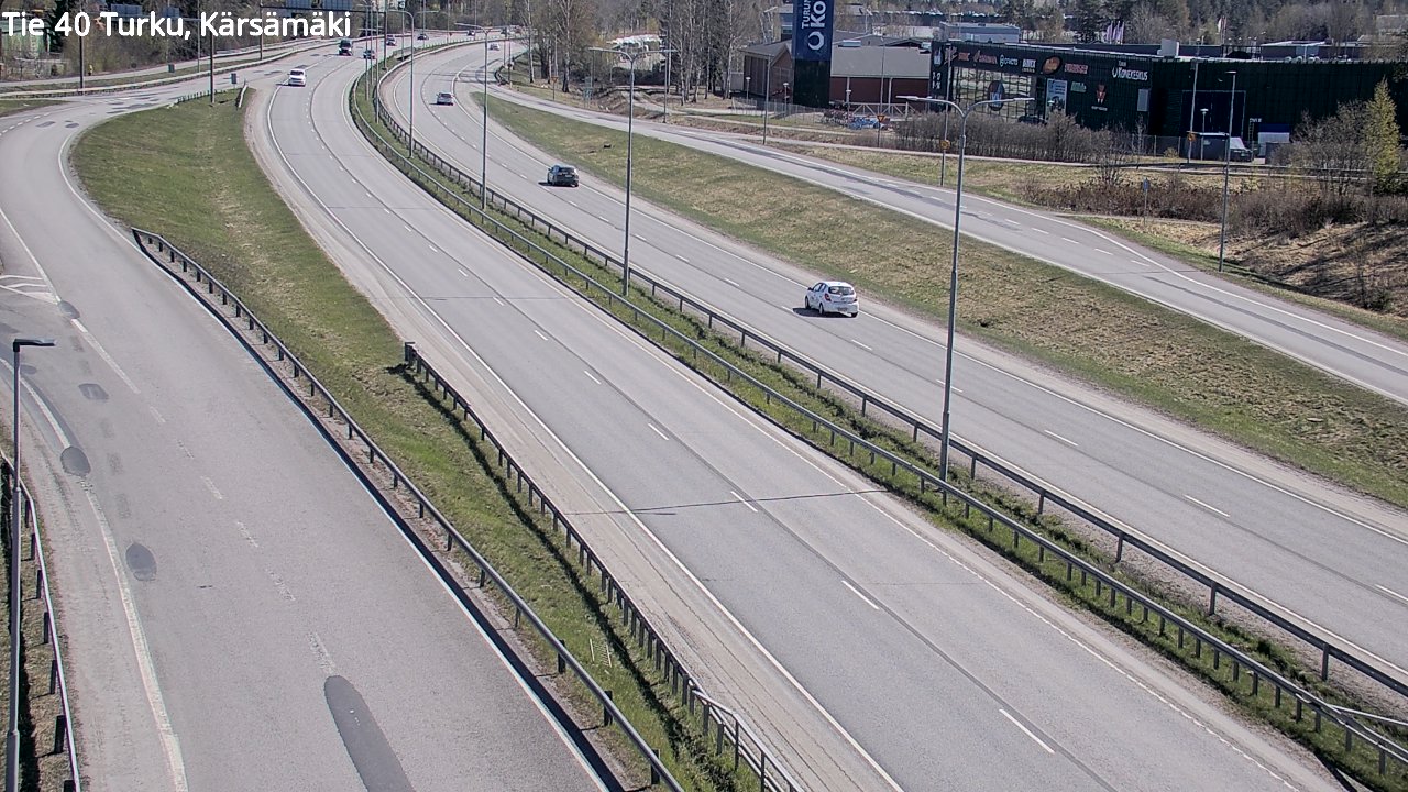 Weather Camera Image Road 40 Turku, Kärsämäki, Turku, Varsinais-Suomi