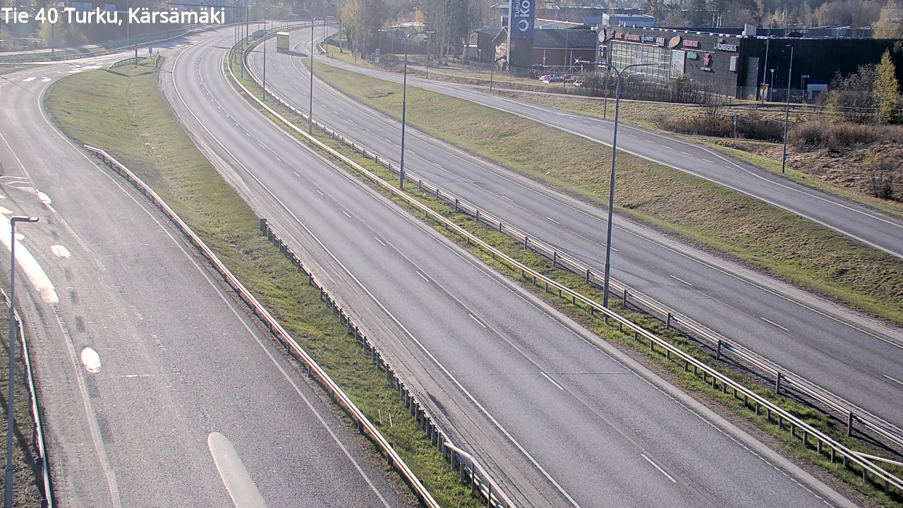 Weather Camera Image Road 40 Turku, Kärsämäki, Turku, Varsinais-Suomi