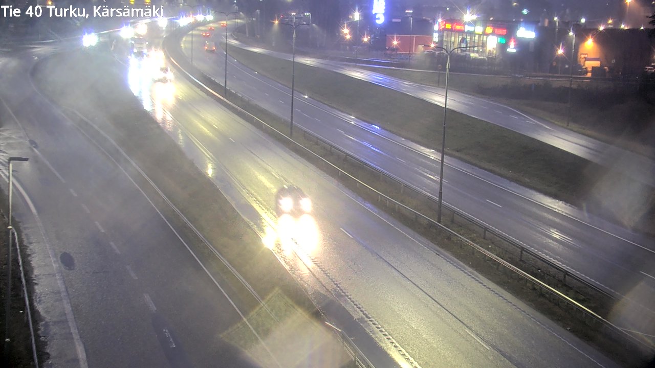 Weather Camera Image Väg 40 Åbo, Kärsämäki, Turku, Varsinais-Suomi