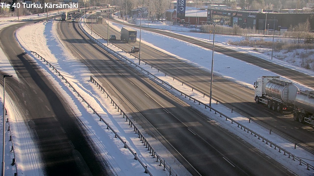 Weather Camera Image Road 40 Turku, Kärsämäki, Turku, Varsinais-Suomi