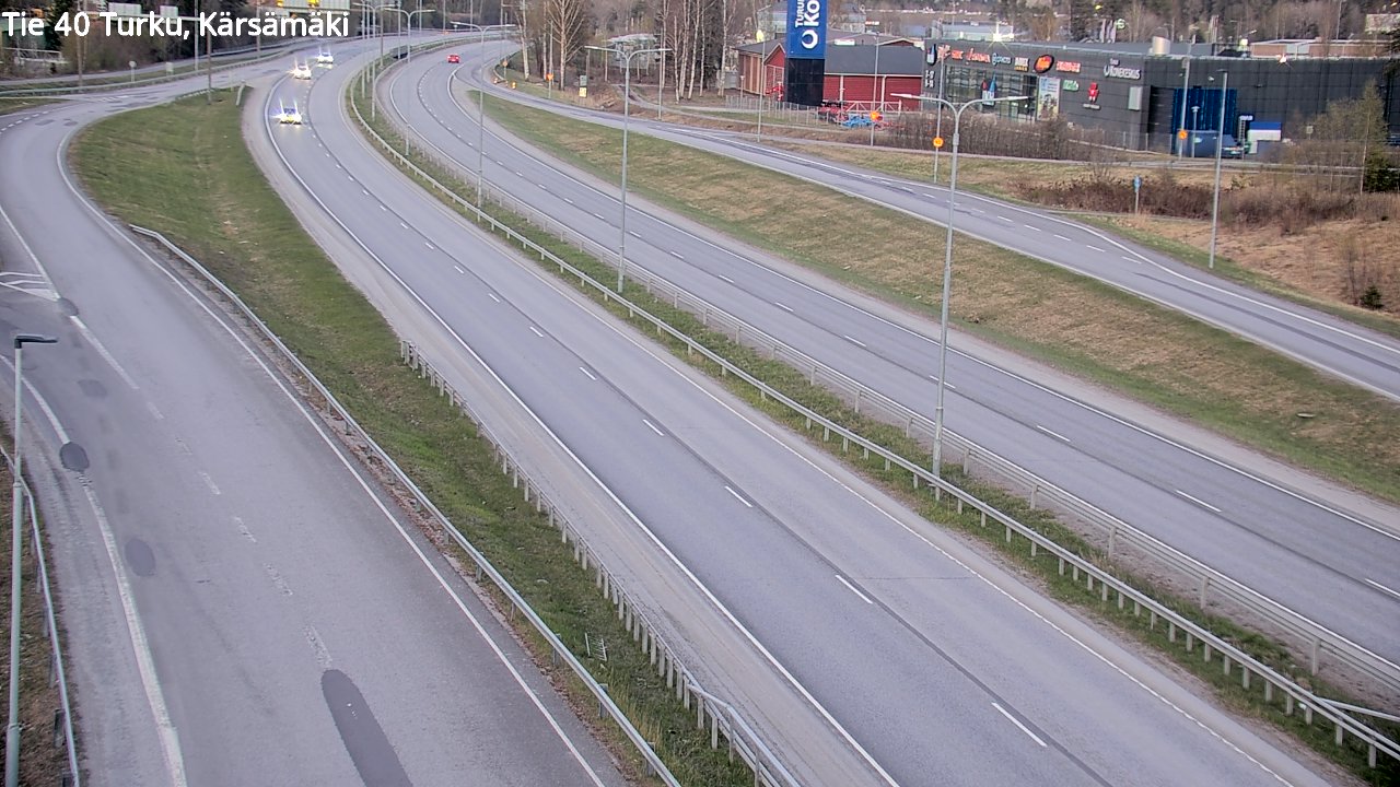 Weather Camera Image Road 40 Turku, Kärsämäki, Turku, Varsinais-Suomi