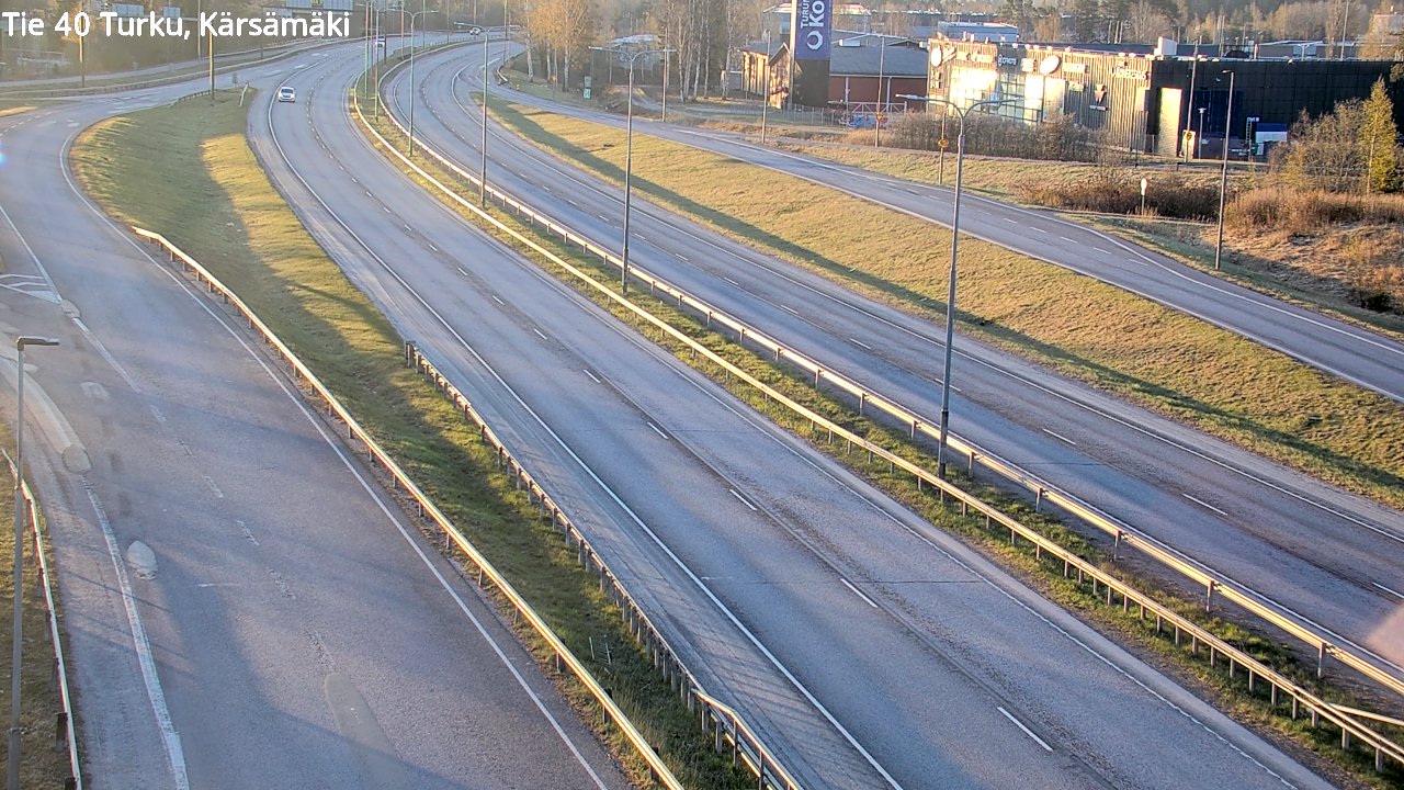 Weather Camera Image Road 40 Turku, Kärsämäki, Turku, Varsinais-Suomi
