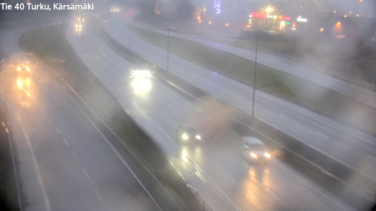 Weather Camera Image Väg 40 Åbo, Kärsämäki, Turku, Varsinais-Suomi
