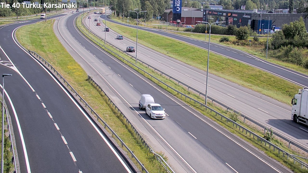 Weather Camera Image Road 40 Turku, Kärsämäki, Turku, Varsinais-Suomi