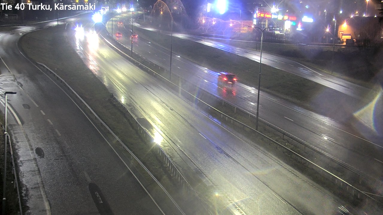 Weather Camera Image Väg 40 Åbo, Kärsämäki, Turku, Varsinais-Suomi