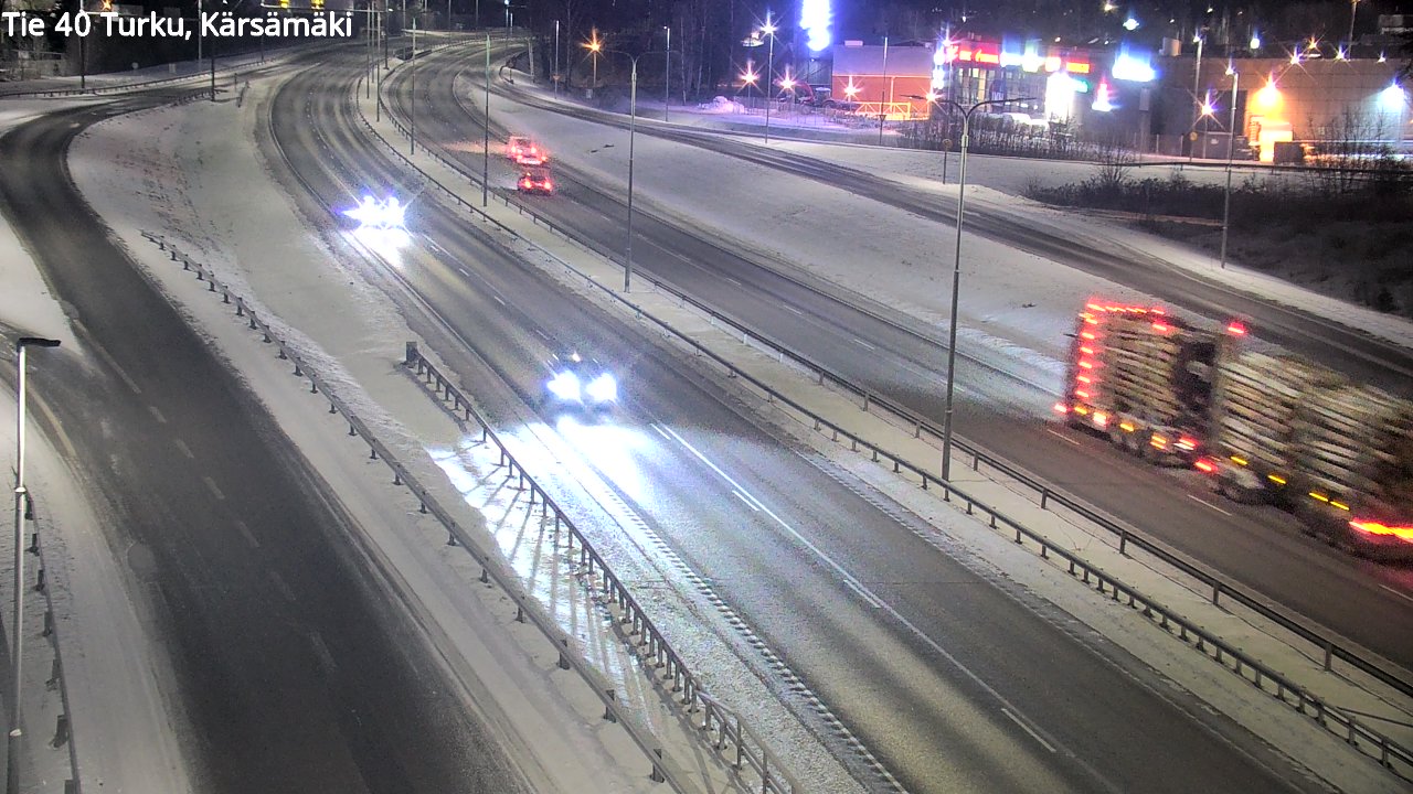 Weather Camera Image Road 40 Turku, Kärsämäki, Turku, Varsinais-Suomi