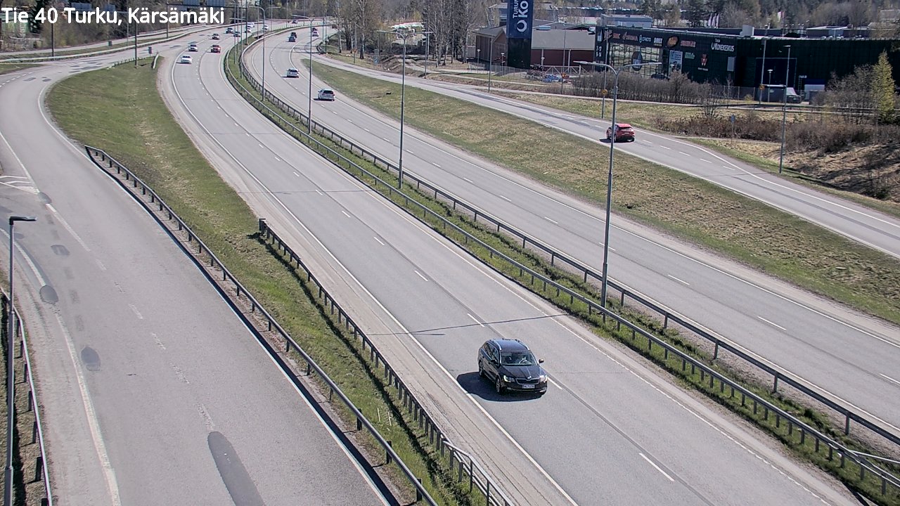 Weather Camera Image Road 40 Turku, Kärsämäki, Turku, Varsinais-Suomi