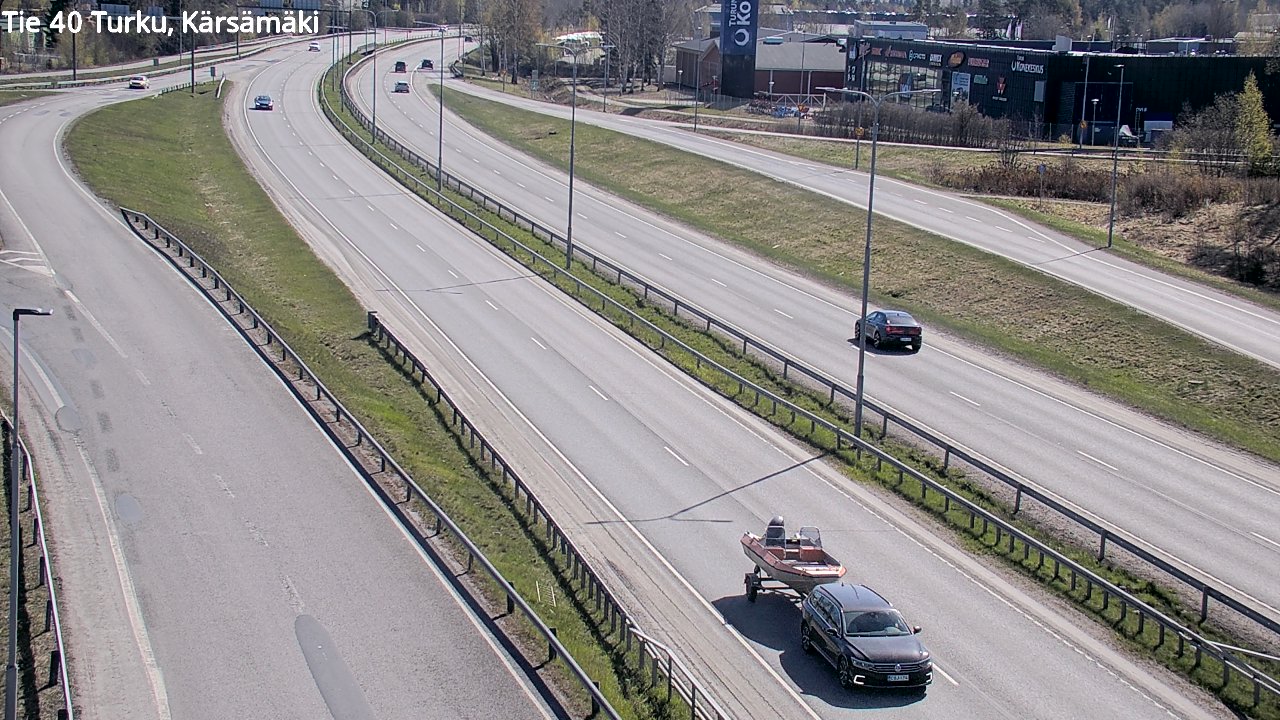 Weather Camera Image Road 40 Turku, Kärsämäki, Turku, Varsinais-Suomi