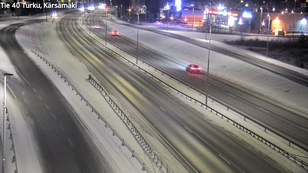 Weather Camera Image Road 40 Turku, Kärsämäki, Turku, Varsinais-Suomi