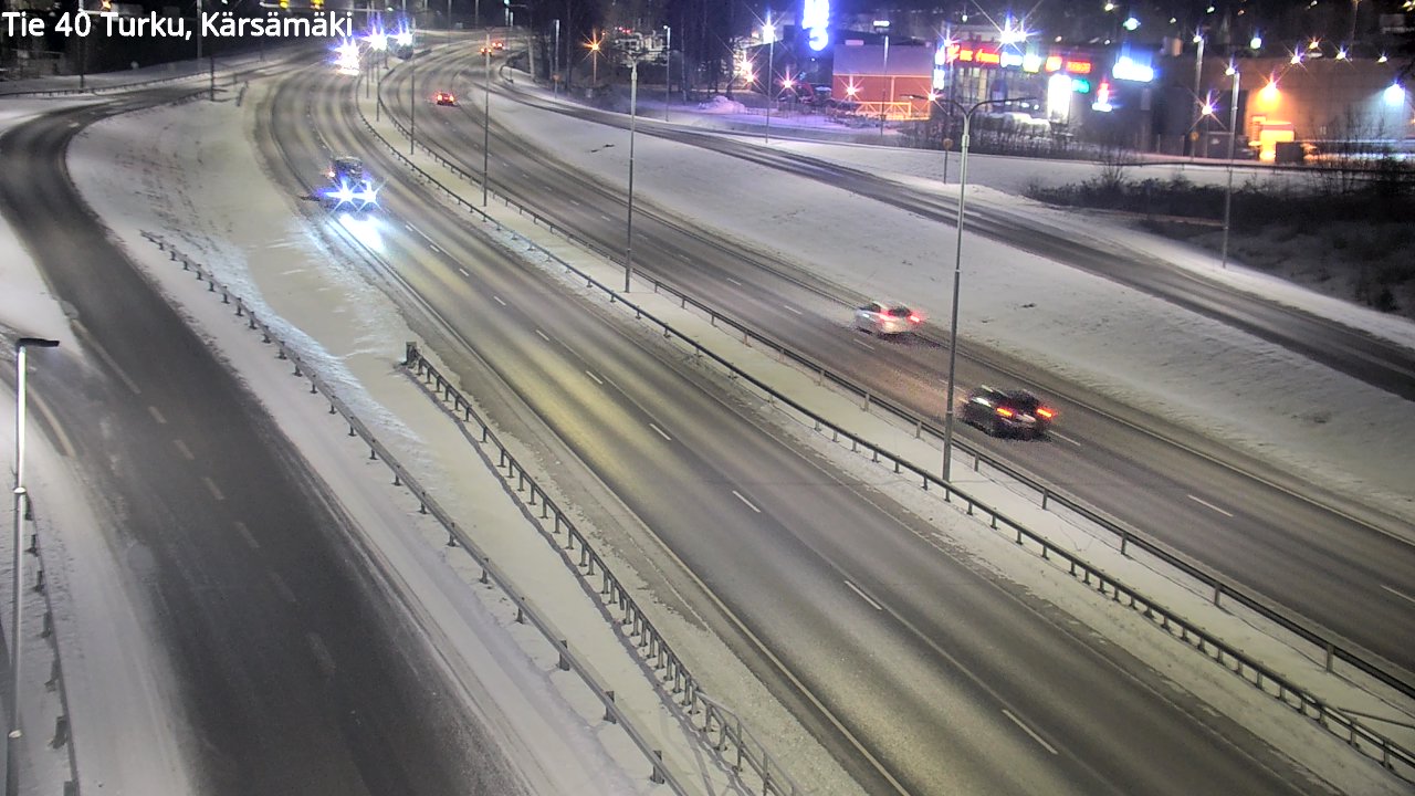 Weather Camera Image Road 40 Turku, Kärsämäki, Turku, Varsinais-Suomi