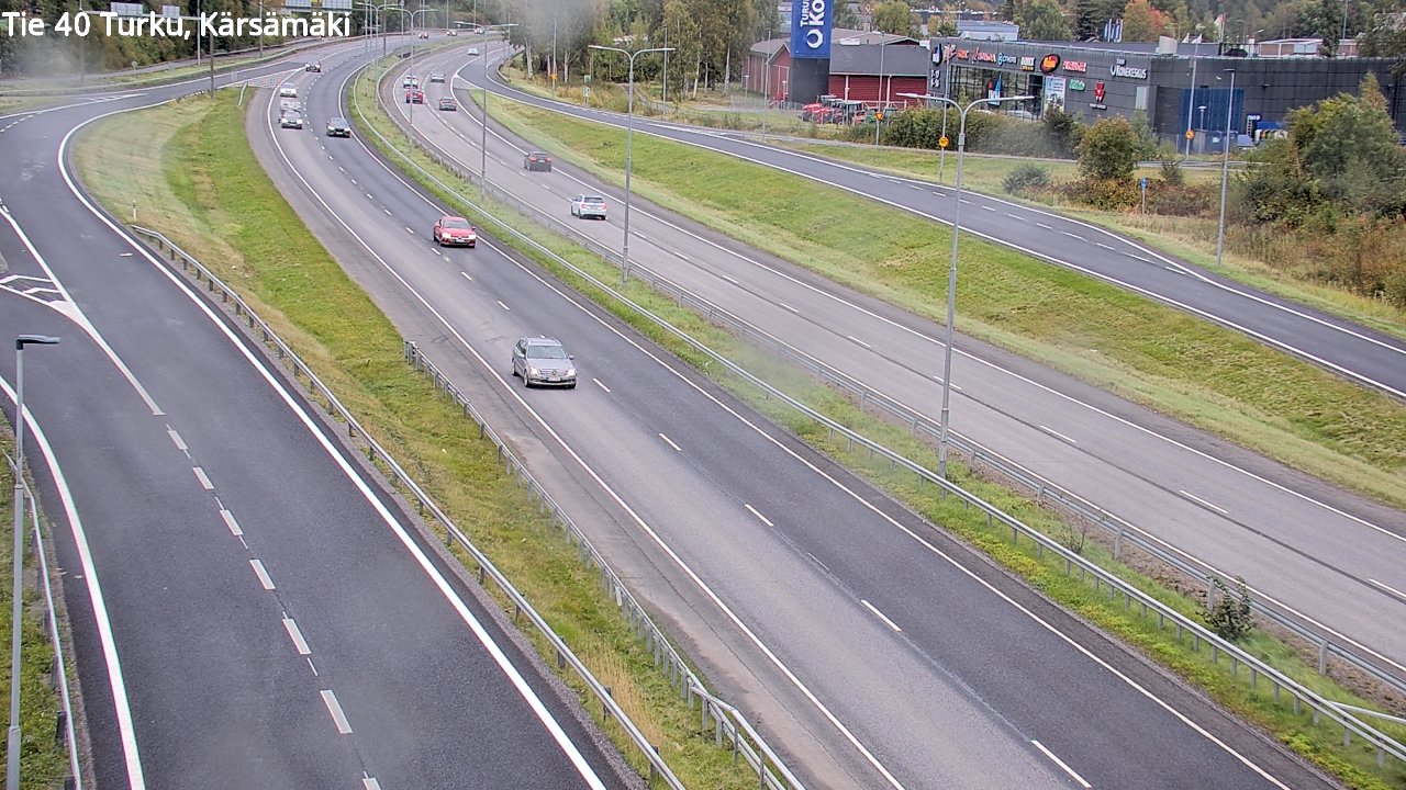 Weather Camera Image Road 40 Turku, Kärsämäki, Turku, Varsinais-Suomi