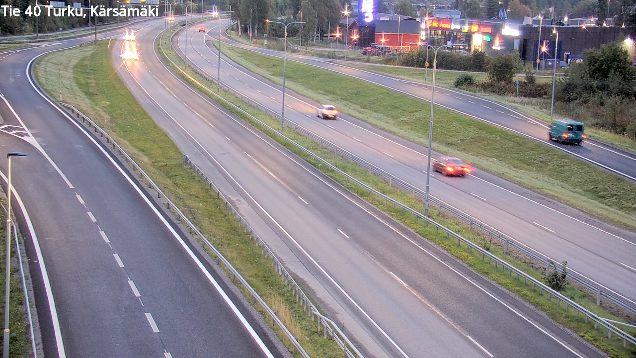 Weather Camera Image Road 40 Turku, Kärsämäki, Turku, Varsinais-Suomi