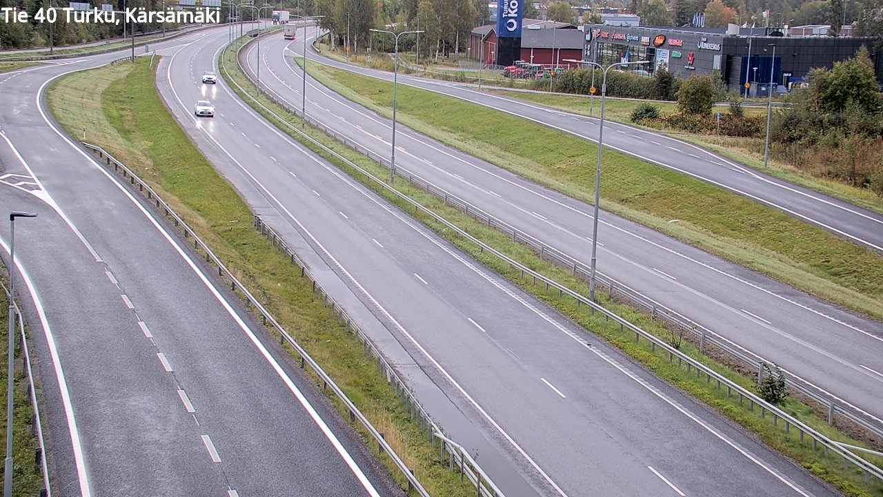 Weather Camera Image Road 40 Turku, Kärsämäki, Turku, Varsinais-Suomi