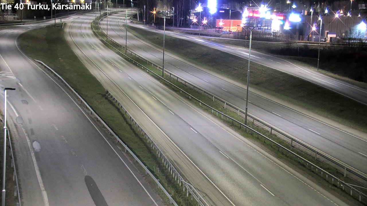 Weather Camera Image Road 40 Turku, Kärsämäki, Turku, Varsinais-Suomi