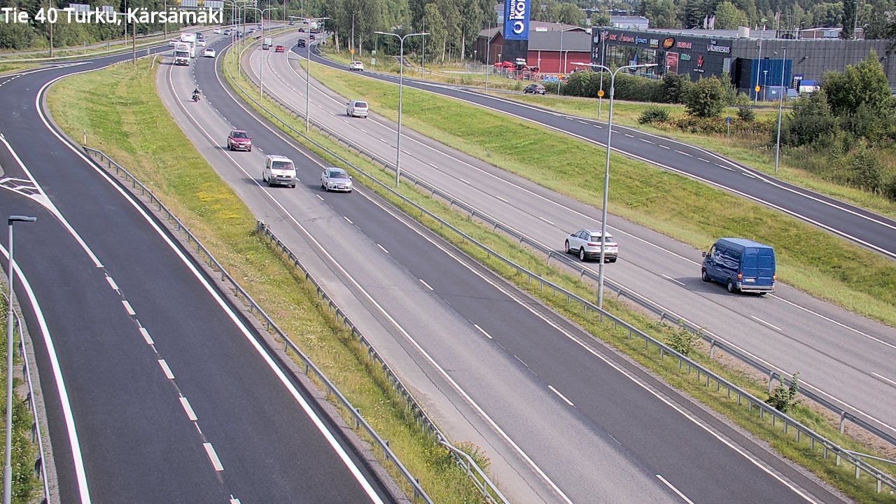 Weather Camera Image Road 40 Turku, Kärsämäki, Turku, Varsinais-Suomi