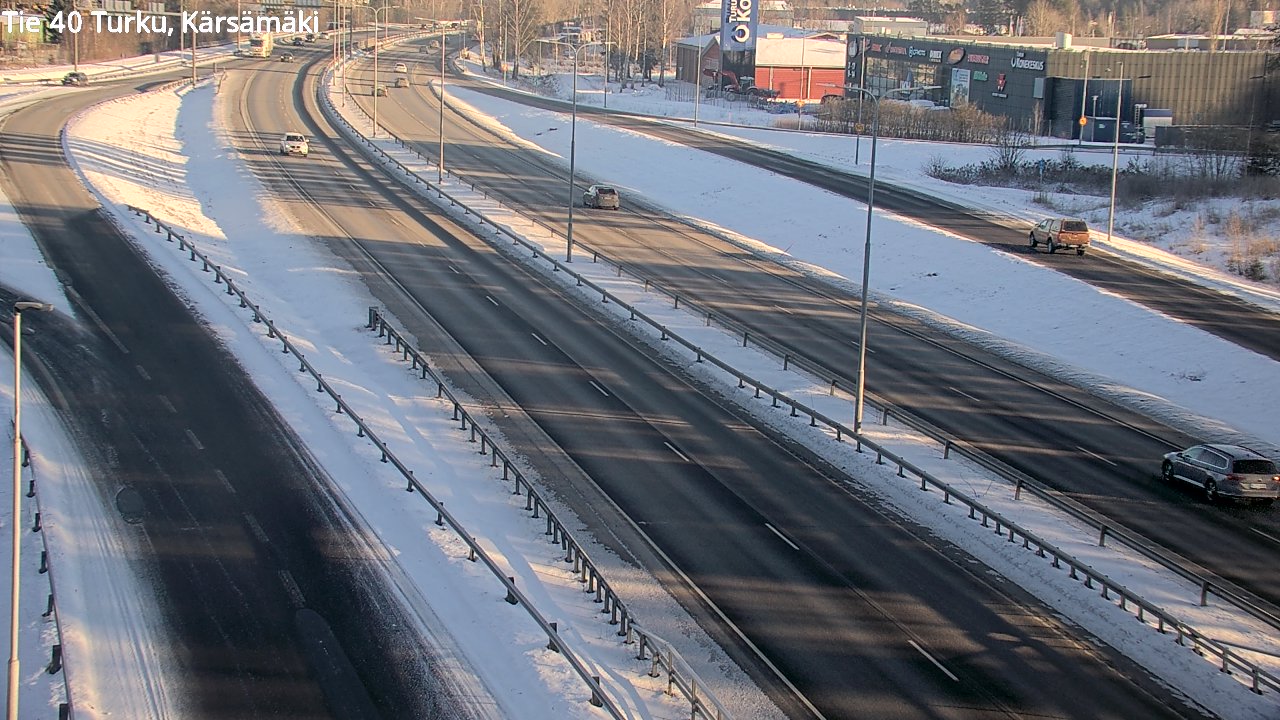 Weather Camera Image Road 40 Turku, Kärsämäki, Turku, Varsinais-Suomi