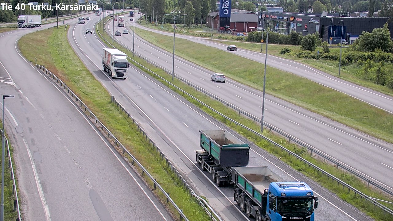 Weather Camera Image Väg 40 Åbo, Kärsämäki, Turku, Varsinais-Suomi
