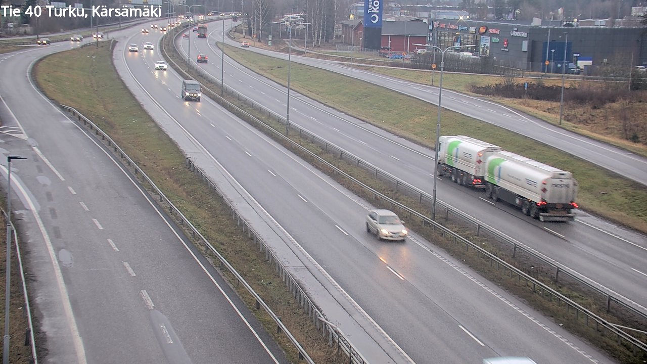 Weather Camera Image Väg 40 Åbo, Kärsämäki, Turku, Varsinais-Suomi