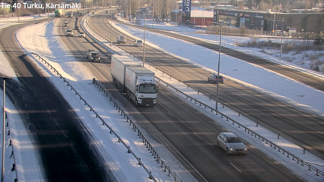 Weather Camera Image Road 40 Turku, Kärsämäki, Turku, Varsinais-Suomi