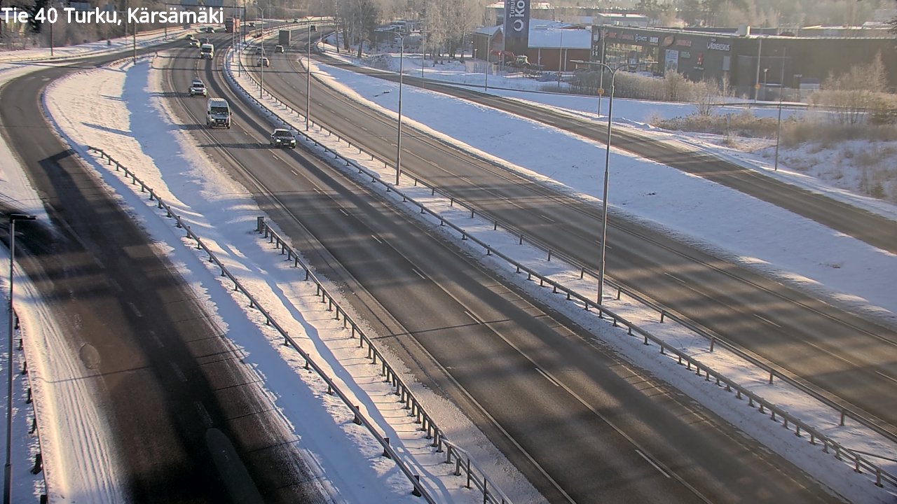 Weather Camera Image Road 40 Turku, Kärsämäki, Turku, Varsinais-Suomi