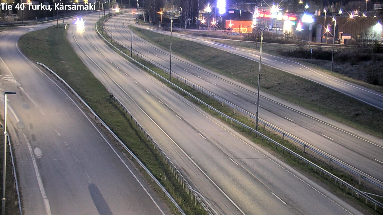 Weather Camera Image Road 40 Turku, Kärsämäki, Turku, Varsinais-Suomi