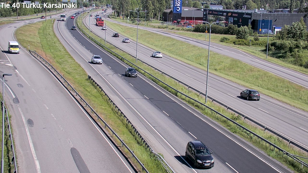Weather Camera Image Väg 40 Åbo, Kärsämäki, Turku, Varsinais-Suomi