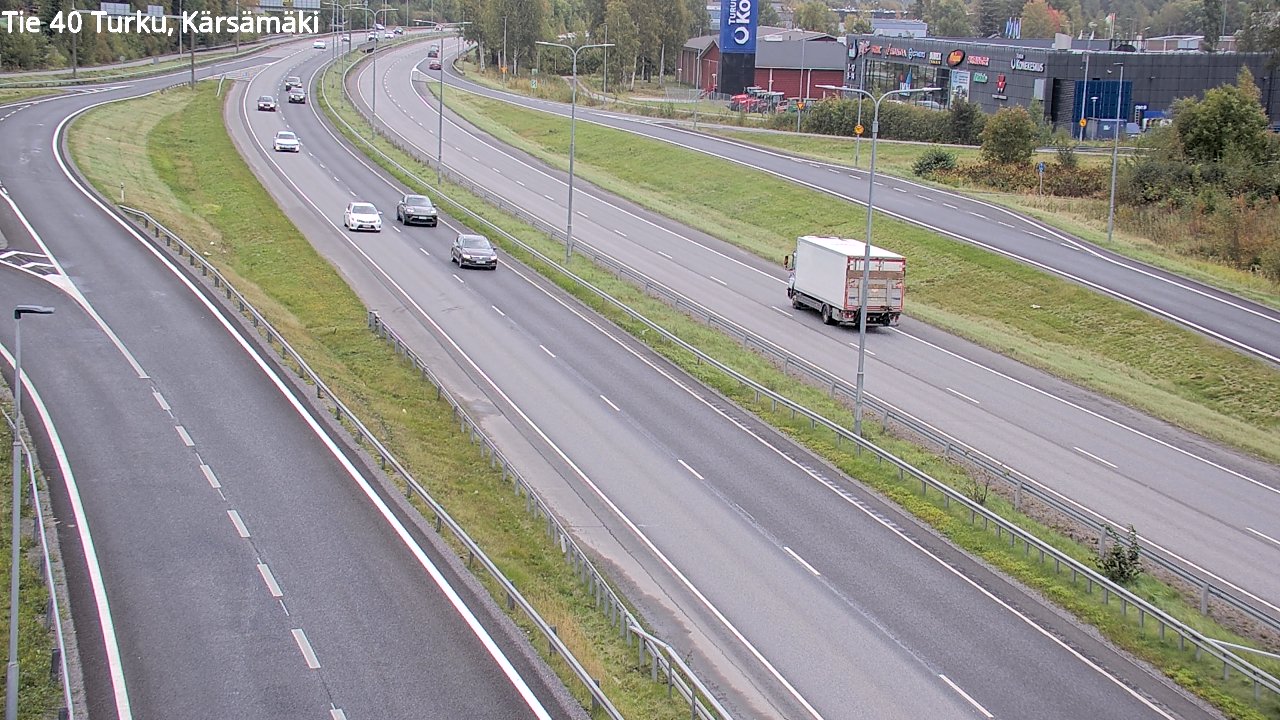 Weather Camera Image Road 40 Turku, Kärsämäki, Turku, Varsinais-Suomi
