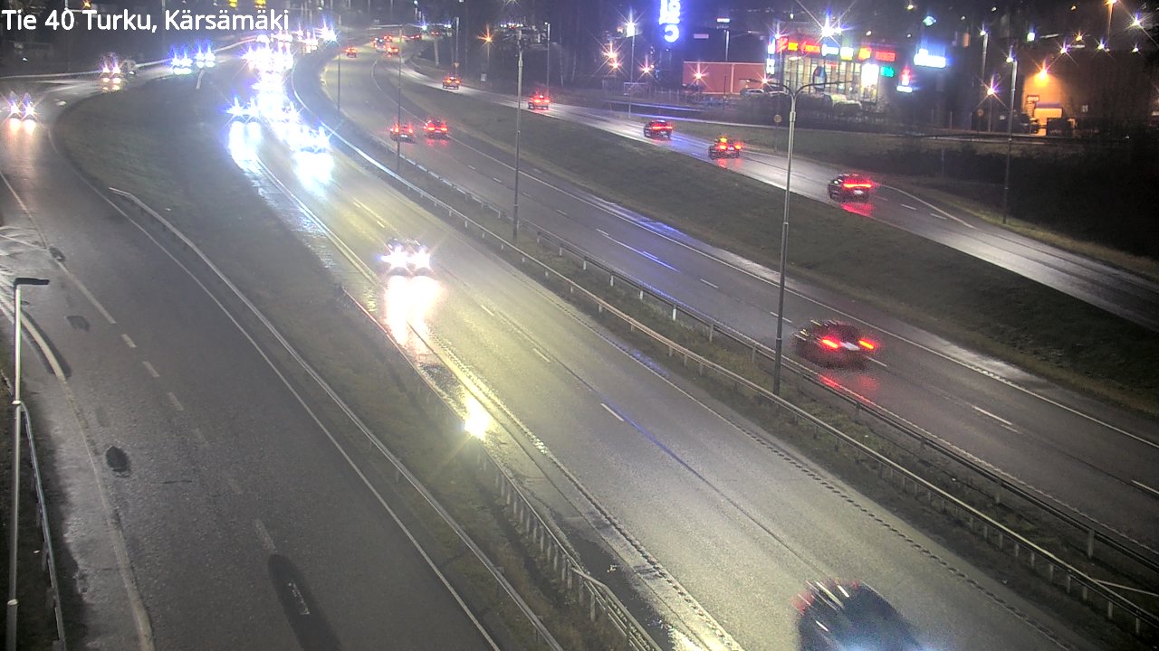 Weather Camera Image Väg 40 Åbo, Kärsämäki, Turku, Varsinais-Suomi