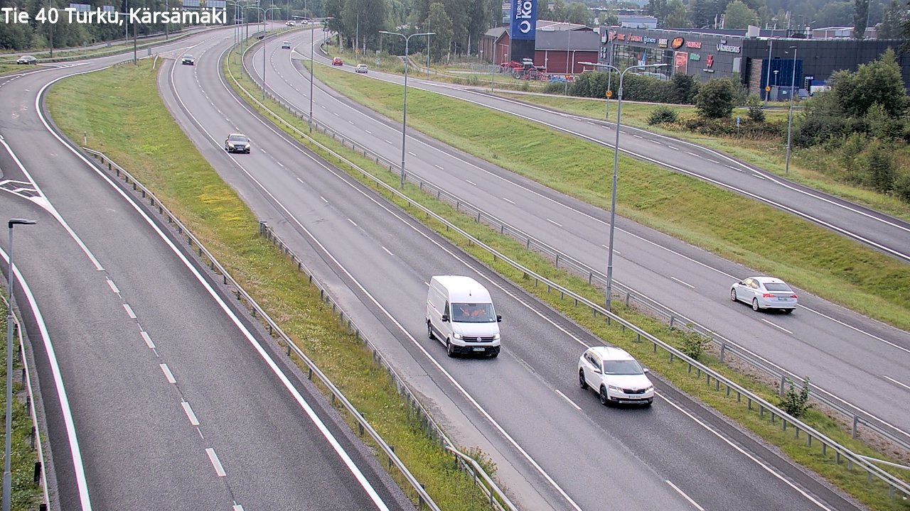 Weather Camera Image Road 40 Turku, Kärsämäki, Turku, Varsinais-Suomi