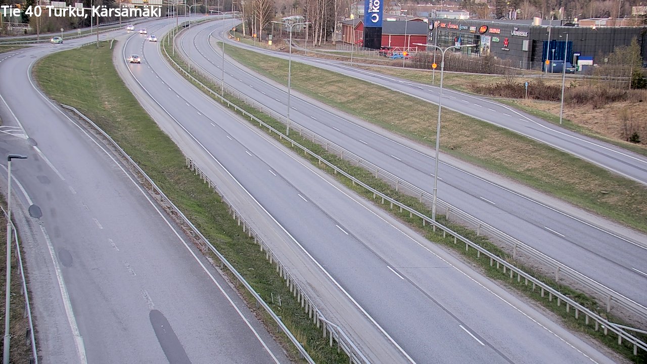 Weather Camera Image Road 40 Turku, Kärsämäki, Turku, Varsinais-Suomi