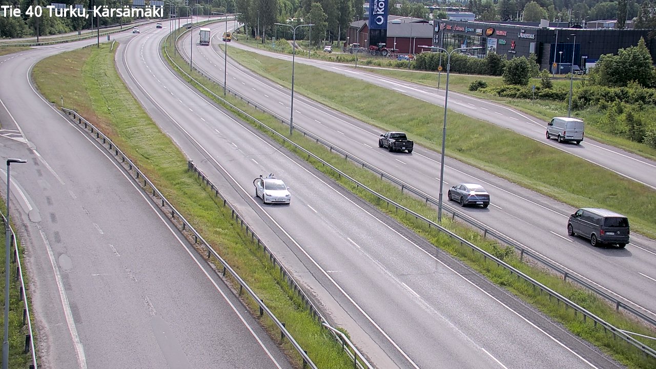 Weather Camera Image Väg 40 Åbo, Kärsämäki, Turku, Varsinais-Suomi