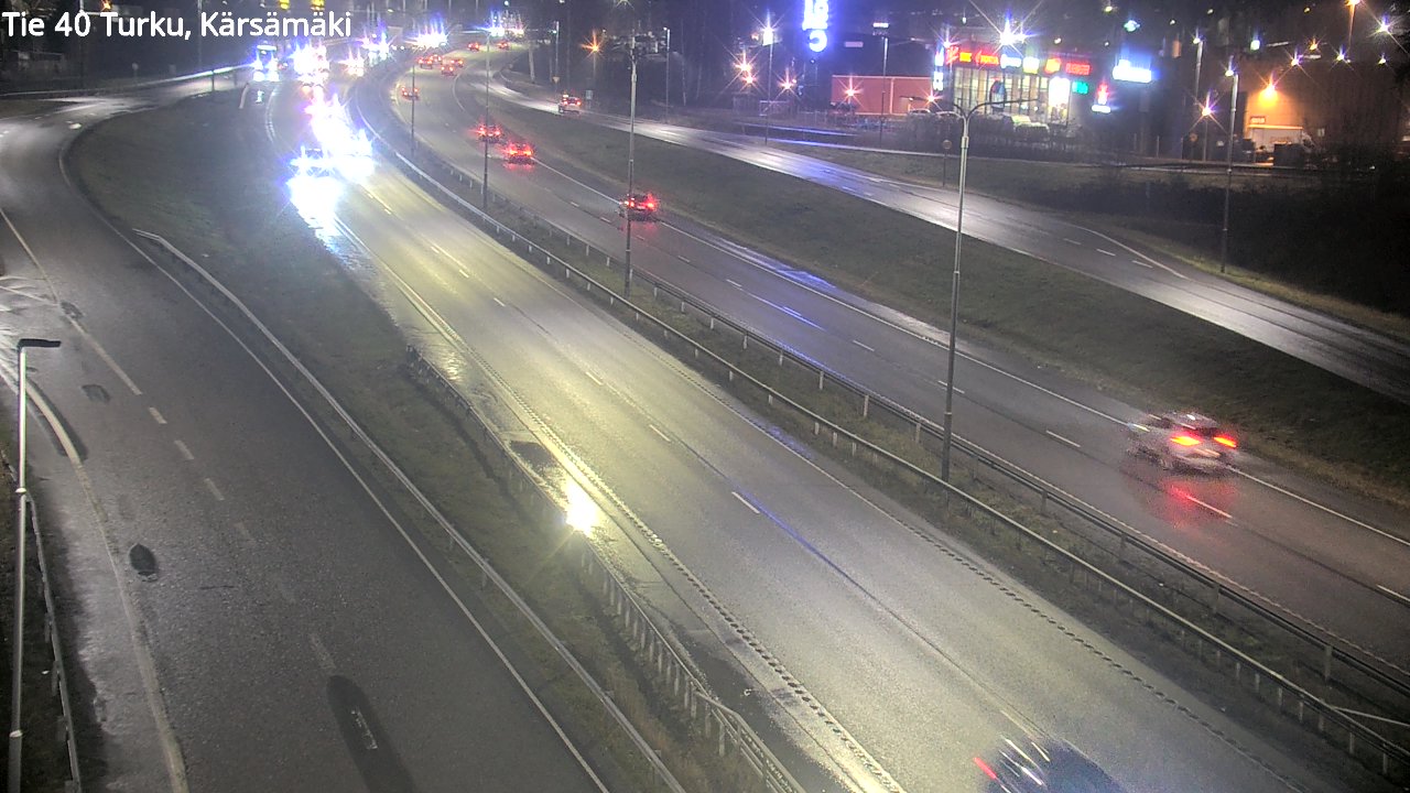Weather Camera Image Väg 40 Åbo, Kärsämäki, Turku, Varsinais-Suomi
