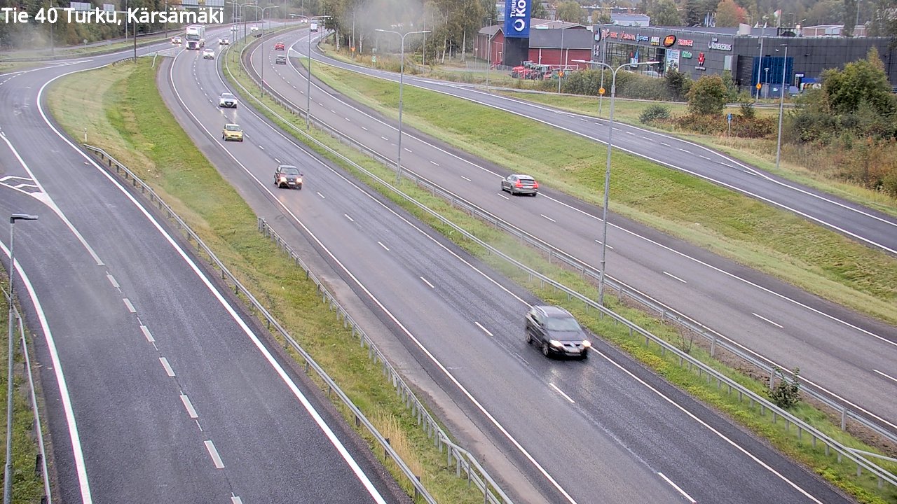 Weather Camera Image Road 40 Turku, Kärsämäki, Turku, Varsinais-Suomi