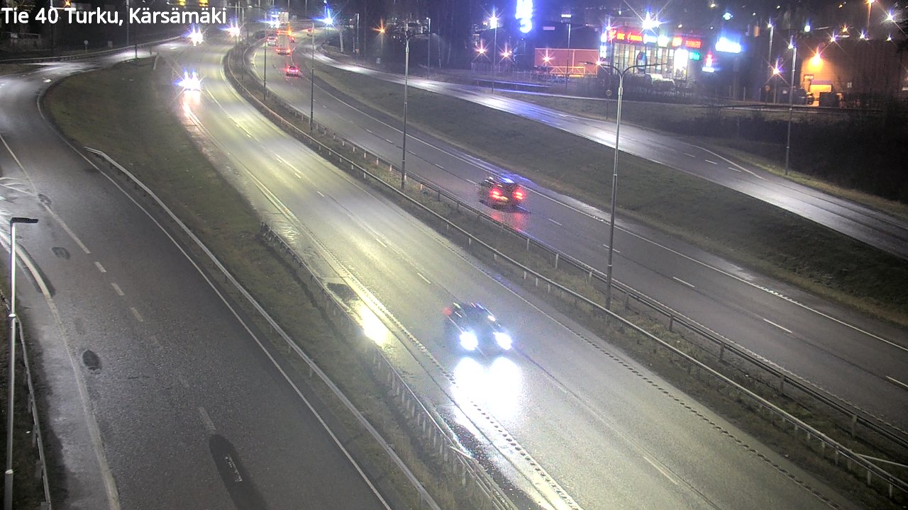 Weather Camera Image Väg 40 Åbo, Kärsämäki, Turku, Varsinais-Suomi