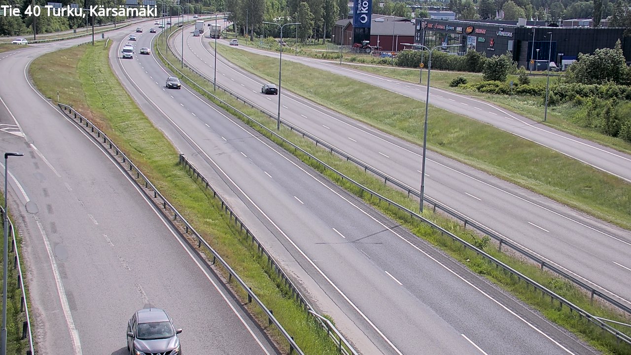 Weather Camera Image Väg 40 Åbo, Kärsämäki, Turku, Varsinais-Suomi