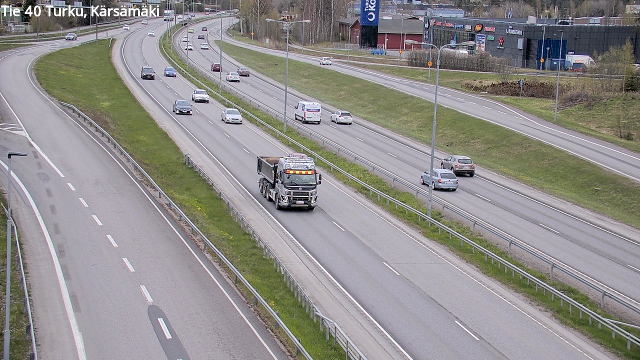 Weather Camera Image Road 40 Turku, Kärsämäki, Turku, Varsinais-Suomi
