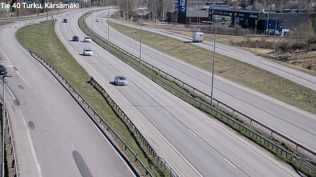 Weather Camera Image Road 40 Turku, Kärsämäki, Turku, Varsinais-Suomi